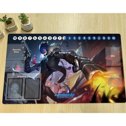 추억과 상상의 세계로 떠나는 특별한 공간: 디지몬 플레이매트 룩가몬 디지몬장패드