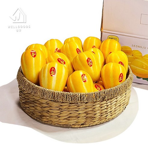 [웰굿] 산지직송 성주 세척 참외 10kg(23-35과 최고급), 1개