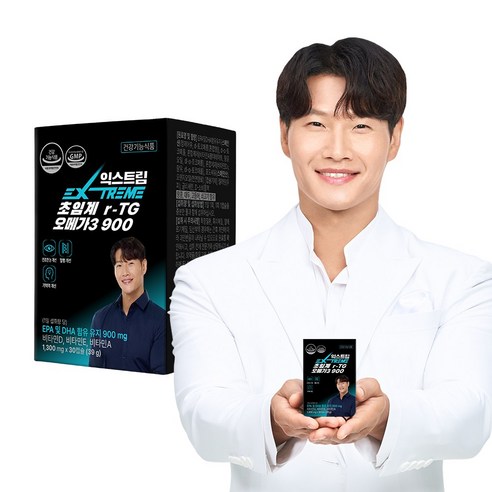 익스트림 초임계 r-TG 오메가3 900mg, 2개, 30정