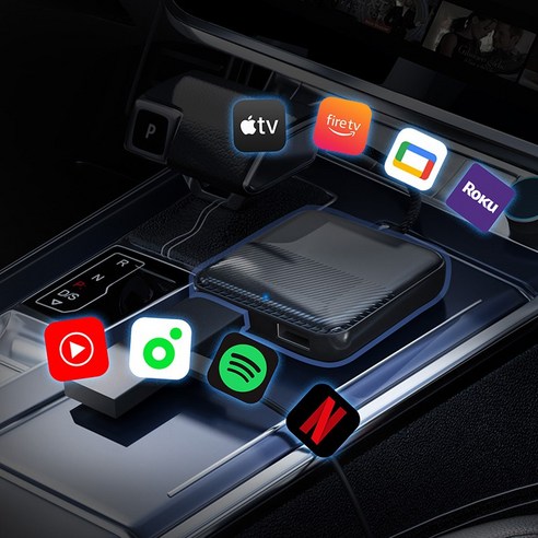 Ottocast Car TV Mate 미러링 TV스틱 카플레이 아이폰전용 HDMI 멀티미디어 어댑터