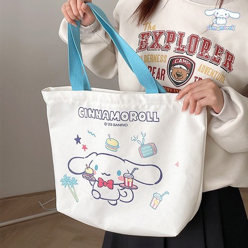귀여움과 실용성을 갖춘 산리오 에코백 5종 세트