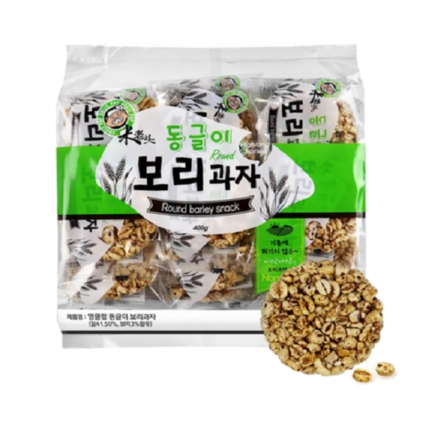 엉클팝 동글이 보리과자 강정