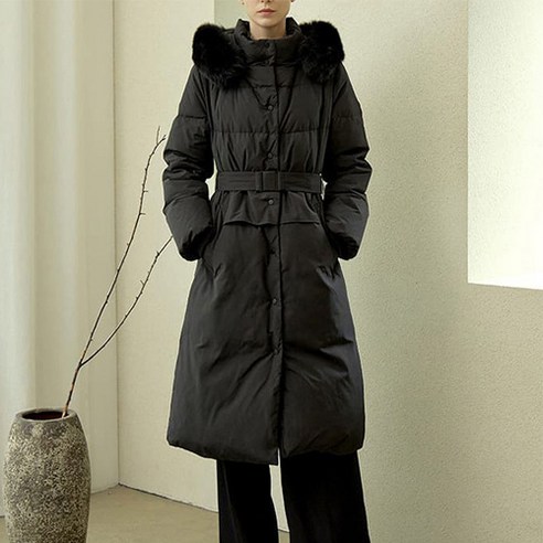 제이슨우여성후드롱구스다운점퍼 WWDJ7W03