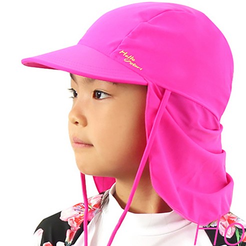 키즈 스윔 플랩캡 썬캡 수영장 워터파크 야외 물놀이 자외선 차단 햇빛 가리개 모자 피부보호