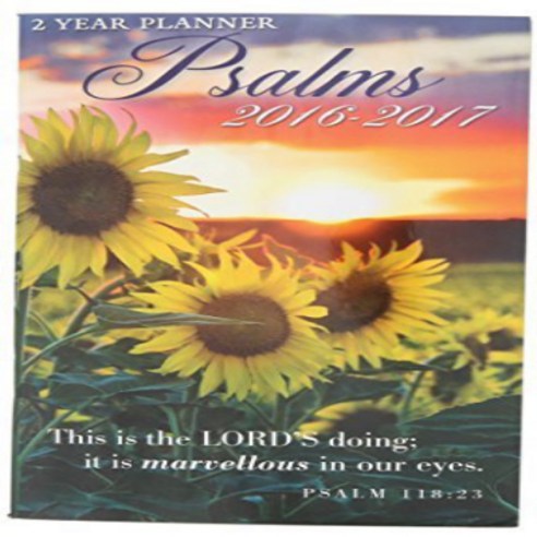 엘리트 체크 위클리 플래너 2p, 그레이 2년먼슬리 12 2016-2017 2 Year Monthly Planner - Psalms by Paper Craft 2016-2017 2년 월간 플래너 - 종이 공예로 만든 시편, 1, 기타