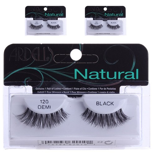 아델 내추럴 래쉬 1쌍, 120 Black, 3개