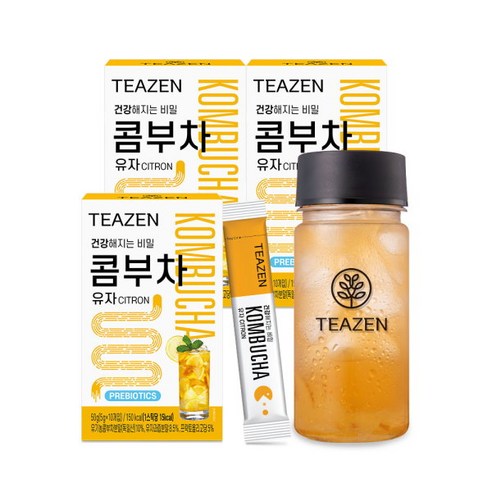 [티젠] 콤부차 유자 30스틱+보틀, 상세 설명 참조, 상세 설명 참조, 상세 설명 참조, 상세 설명 참조, 상세 설명 참조, 상세 설명 참조