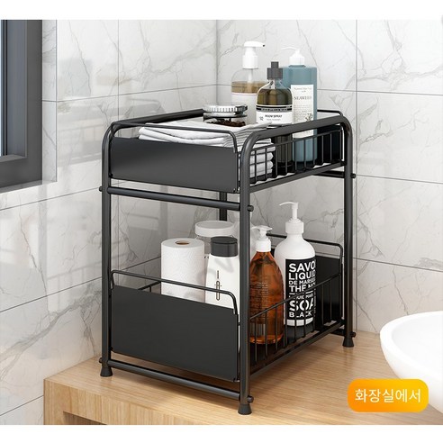 공간 활용의 마법, 에스홈 슬라이딩 철제 선반 블랙으로 펼쳐지는 새로운 가능성 철제선반