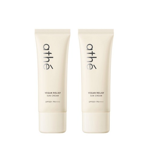 아떼선크림 추천 상품아떼 릴리프 무기자차 선크림 SPF50+ PA++++, 40ml, 2개 제품 사진