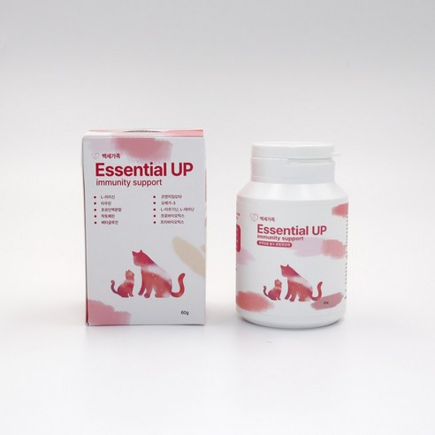 냥생역전! 백세가족 고양이 종합 면역 영양제로 우리 냥이 건강을 지켜주세요.