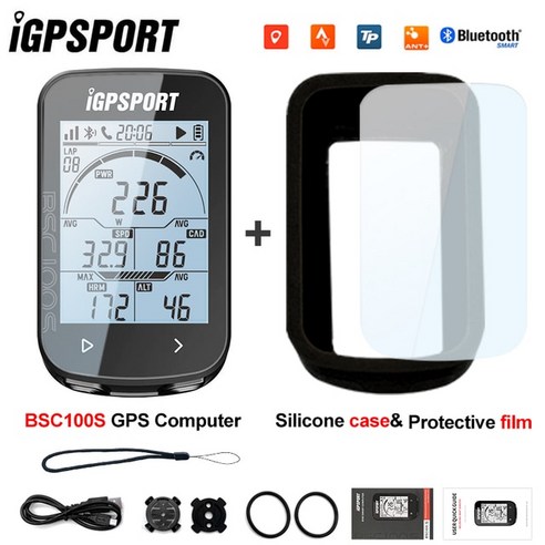 자전거 사이클 속도계IGPSPORT-BSC100S ANT + GPS 주행 거리계 사이클링 자전거 컴퓨터 라이딩 무선 속도계, 02 BSC100S Group 1, 02 BSC100S Group 1