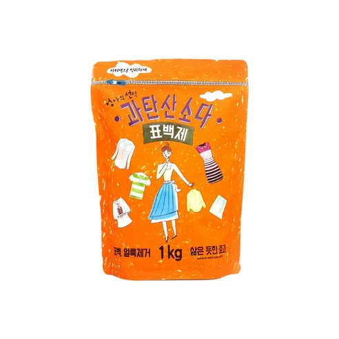 애경 엄마의선택 다목적 세정제 과탄산소다 구연산 베이킹소다, 1kg, 1개