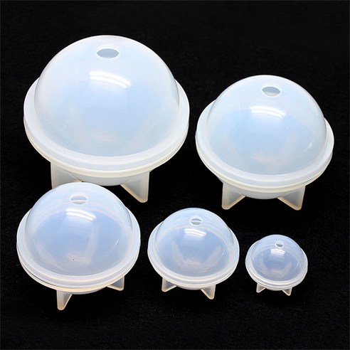 레진아트/실리콘몰드/문진아트/UFO우주선 원형구몰드, _9388_40mm