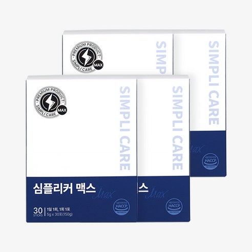 심플리커 맥스 남자 활력 필수 6대 성분 특허원료 마카 아르기닌 아연 야관문 흑마늘 고함량 건강환, 4개월분, 4개