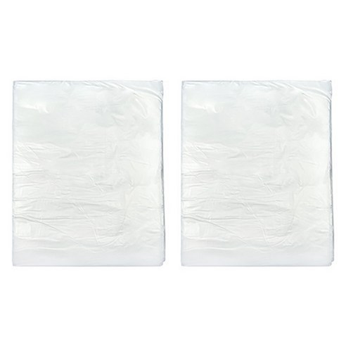 월드크린 분리수거 배접 비닐봉투 백색 50p, 50L, 2개