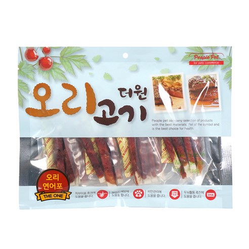 더원 오리고기 (오리 연어포) 300g 강아지간식, 단품, 1