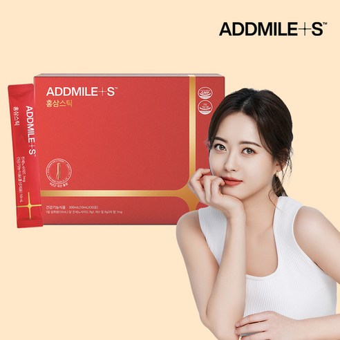 [KT알파쇼핑][애드마일스]진하게 담은 홍삼스틱 건강기능식품(10ml x 30포) x 1박스, 2개, 단품없음