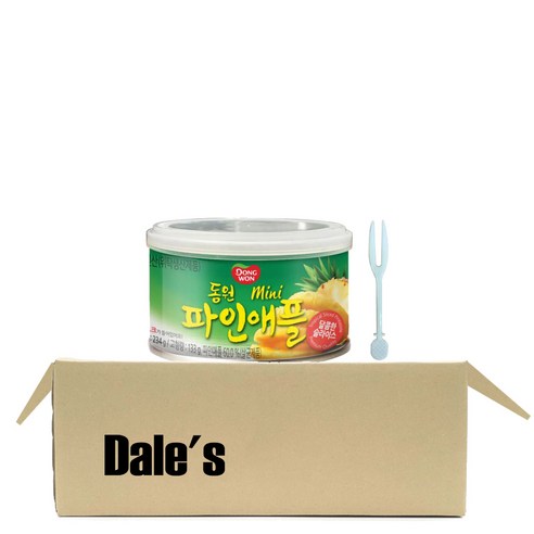 데일즈기획 동원 파인애플 통조림 미니, 234g, 2개