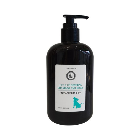 댕기머리 강아지샴푸 펫엔어스 제너럴샴푸린스 겸용, 1개, 380ml