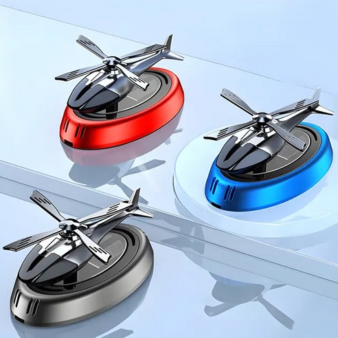 향긋한 드라이브를 위한 특별한 선택, 실버카우 태양열 헬리콥터 방향제