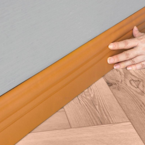 걸레받이몰딩 추천 상품플렉스 굽도리 쿠션 몰딩 보호대 5미터 잘라쓰는 연질 안전가드 걸레받이 완충 안전 보호 모서리보호 제품 사진