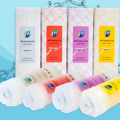 비타민 샤워필터 샤워기필터, 로즈, 1개
