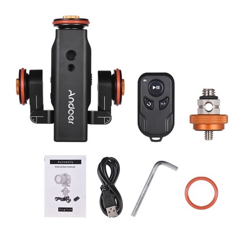 andoer l4 prol5i remote control mini skater motorized camera video 돌리 트랙 슬라이더 canon nikon sony dslr, 협력사, 검은 색 타이탄미니top Best Top5