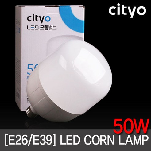 씨티 LED전구 삼파장 전구 램프 보안등 30W 40W 50W, 주광색, 1개