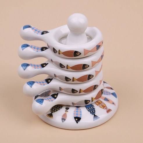 세련된 디자인과 실용성을 겸비한 고품격 도자기 수저받침