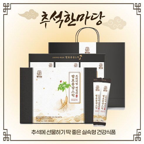 동의삼 프리미엄 데일리 발효홍삼스틱 (10g x 30포), 10g, 1개