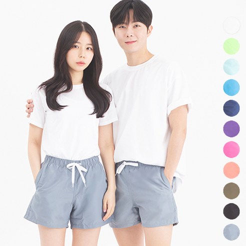라틱 남녀공용 수영복 반바지 여름 바지 스윔팬츠 보드숏
