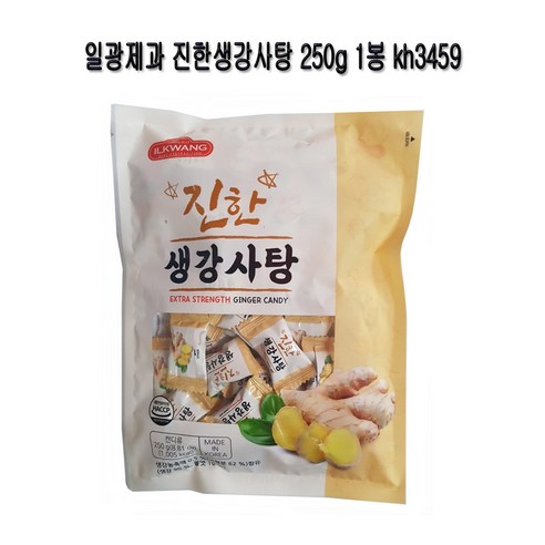 일광 진한 생강사탕, 250g, 9개