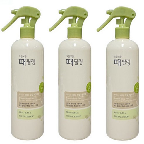 더페이스샵 보들보들 때필링 대용량 3개세트 (500ml+500ml+500ml)