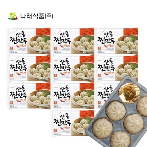 산동 매운 포자 찐만두 (6입 180g), 180g, 1개