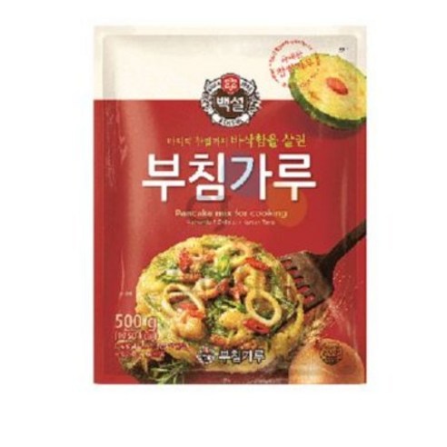 백설 부침가루, 500g, 16개