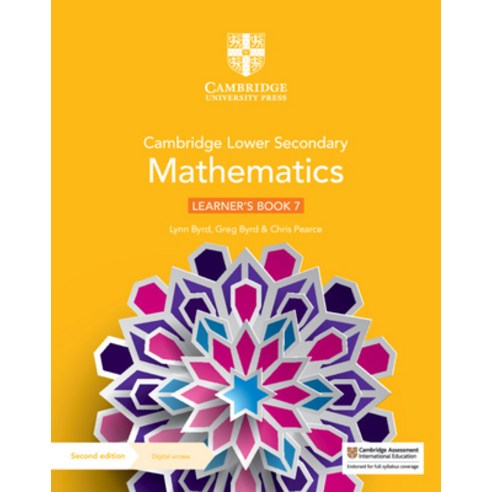 Cambridge Lower Secondary Mathematics Learner''s Book 7 with Digital Access (1 Year) Paperback, Cambridge University Press, English, 9781108771436