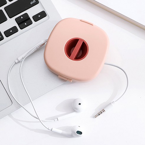 시우리빙 1+1+1 데이터 케이블 롤러 정리함, 3개