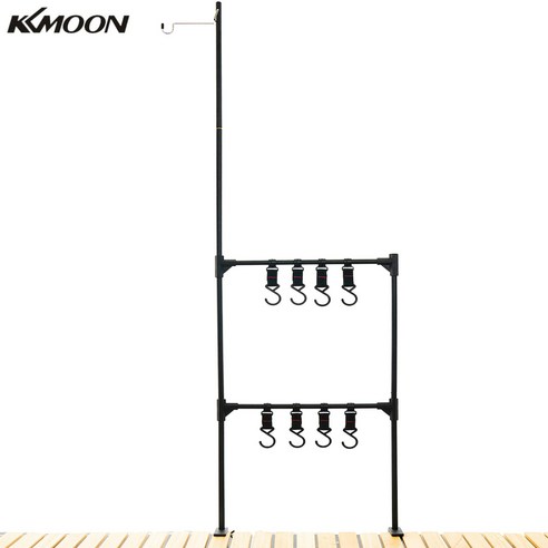 KKmoon 캠핑행어 캠핑 테이블 행어 선반거치대 캠핑행어, 모델3, 3개