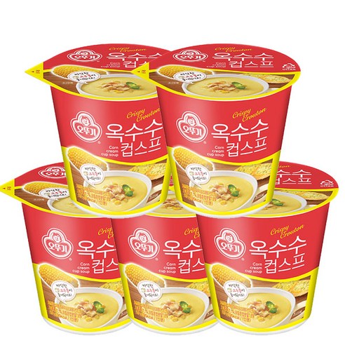 오뚜기 옥수수 컵스프, 5개, 27g