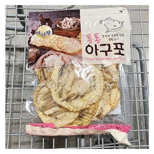 캔디사은품 + 바다랑 통통철판구이 아구포 350G 아이스박스포장 손질아귀 Best Top5