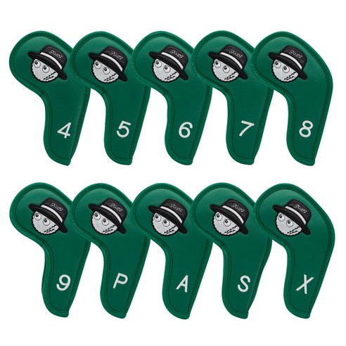 필드의 품격을 높이는 섬세한 터치, 골프 아연 커퍼 클럽 헤드커버 말본아이언커버