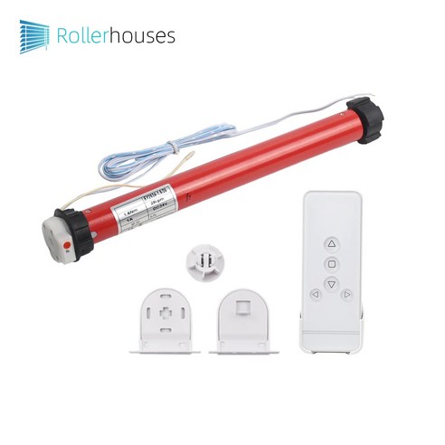 전동블라인드 사무실 암막 DIY 전기 롤러 라디오 DC 관형 모터 원격 제어 스마트 38mm 쉐이드 TubeTuya 호환 24V