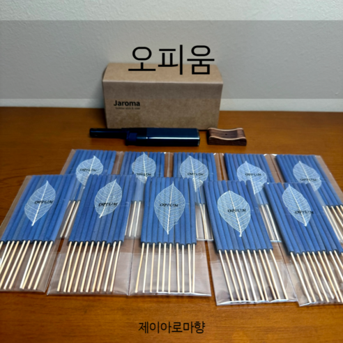 [제이아로마향] 태국 아로마 인센스스틱 향초 총 100개, 오피움