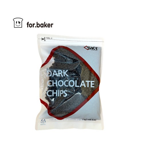 SKY 다크초코칩, 1kg, 12개