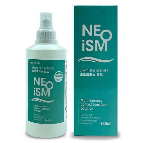 네오플러스 네오이즘 렌즈 세척액 360ml 1개 에이오셉 네오플러스 네오이즘 렌즈 세척액 360ml 1개 에이오셉