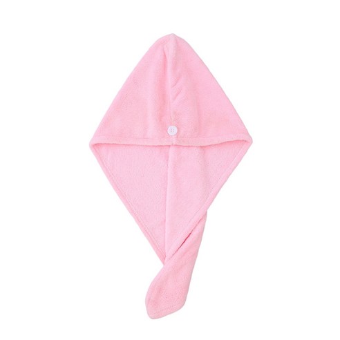 넘나들며 두꺼운 코랄 폴라폴리스 드라이캡 여성 워터슬리브 드라이 스카프 순색백 두건, [핑크], 25x65