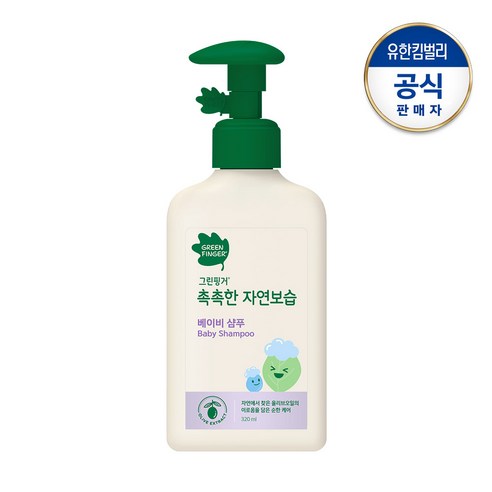 그린핑거 촉촉한 자연보습 베이비 샴푸, 500ml, 1개