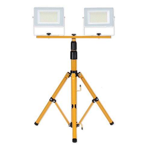 라인조명 LED 에코 사각투광기 공장등 150W 200W, 02_투광기 2등 (100w) 세트, 1개