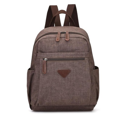 Z.L.D. New Ladies Waterproof Canvas Backpack Youth Student Bag Men''S Short-Distance Travel Backpack, Khaki