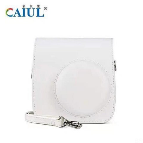 후지필름 인스탁스 미니 7 35mm 필름 카메라 + 아티스트 오일 페인트 PU 가죽 숄더백 보호대, 화이트 1개 켄트미어